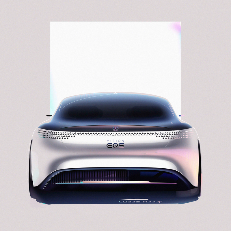 Illustration for article titled The Mercedes-Benz Vision EQS Sets Up An All-Electric S-Class And The Lighting Is Wild
